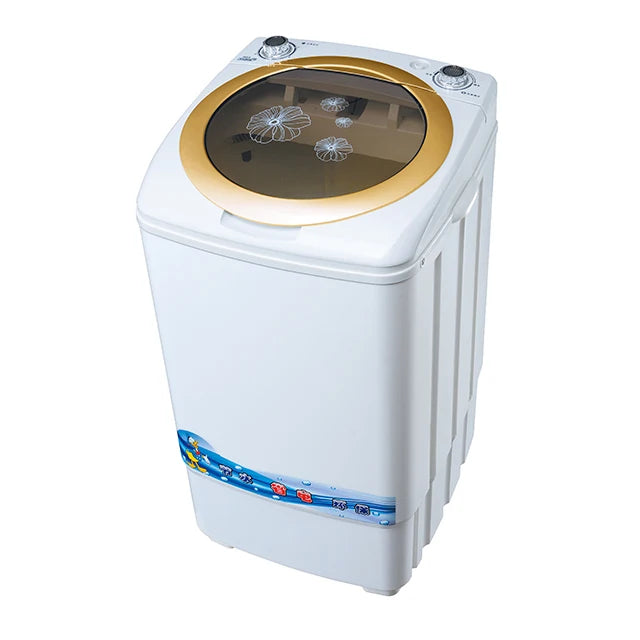 Semi-Automatic Top-Loading Washing Machine – Single Tub, 10–12kg Capacity, Freestanding, White