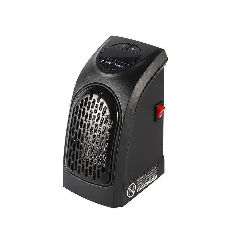 Portable Plug-In Wall Heater – 400W, Ceramic, Remote Control, 12Hr Timer, EU Plug