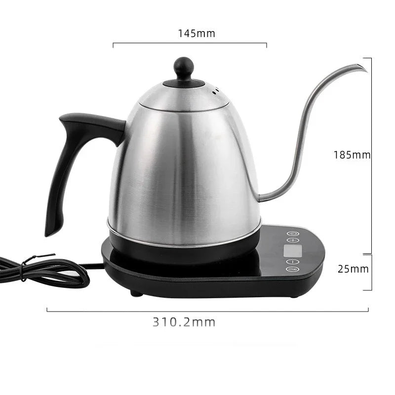 Gooseneck Electric Kettle 800ml – Digital Temperature Control, Pour-Over Coffee & Tea
