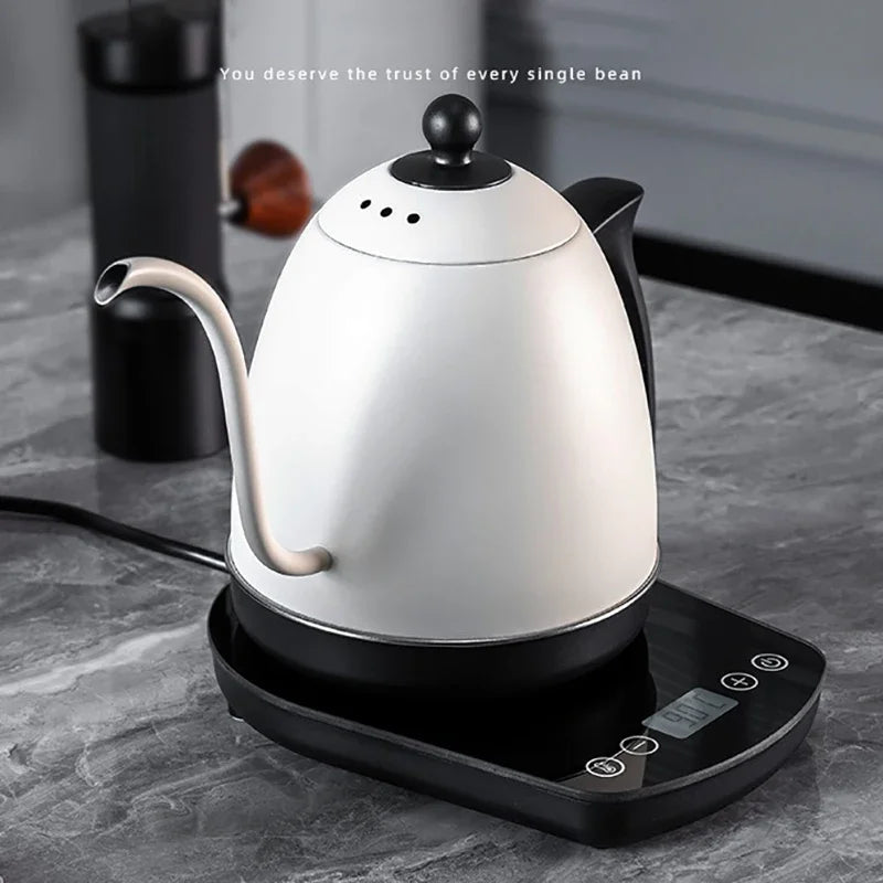 Gooseneck Electric Kettle 800ml – Digital Temperature Control, Pour-Over Coffee & Tea