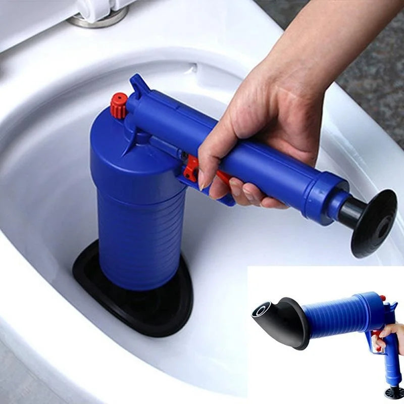 Air Pressure Drain Unblocker Gun – High-Pressure Pipe Plunger for Toilets, Sinks & Kitchen Drains