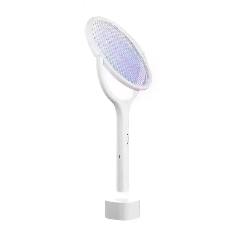 5-in-1 Electric Mosquito Swatter Racket – Fast Charging, Adjustable, Bug Zapper