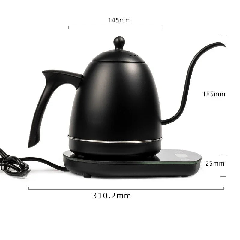 Gooseneck Electric Kettle 800ml – Digital Temperature Control, Pour-Over Coffee & Tea