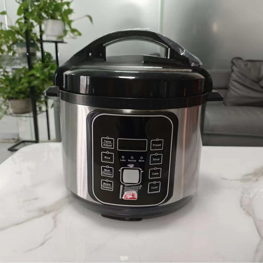 Electric Pressure Rice Cooker – 5L/6L, Intelligent Reservation, Micro-Pressure