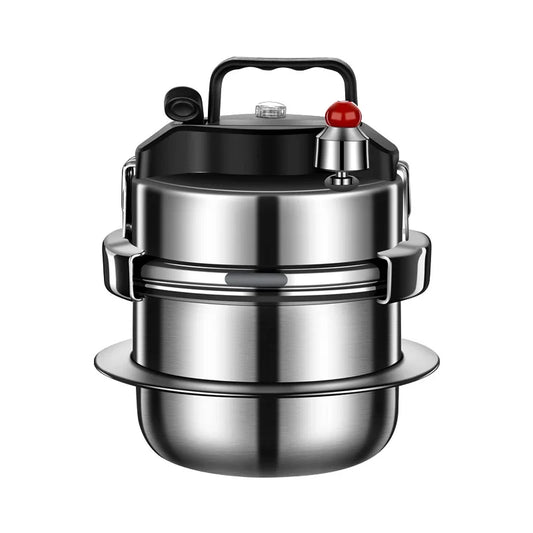 304 Stainless Steel Pressure Cooker 1.6L – Induction & Open Flame Compatible