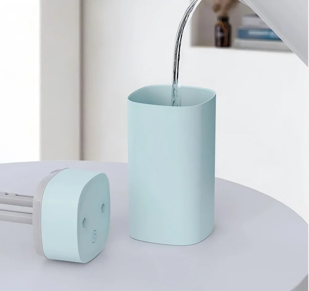 Mini USB Dual Spray Humidifier & Aromatherapy Diffuser – Portable Desktop, 2W, Ultra-Quiet