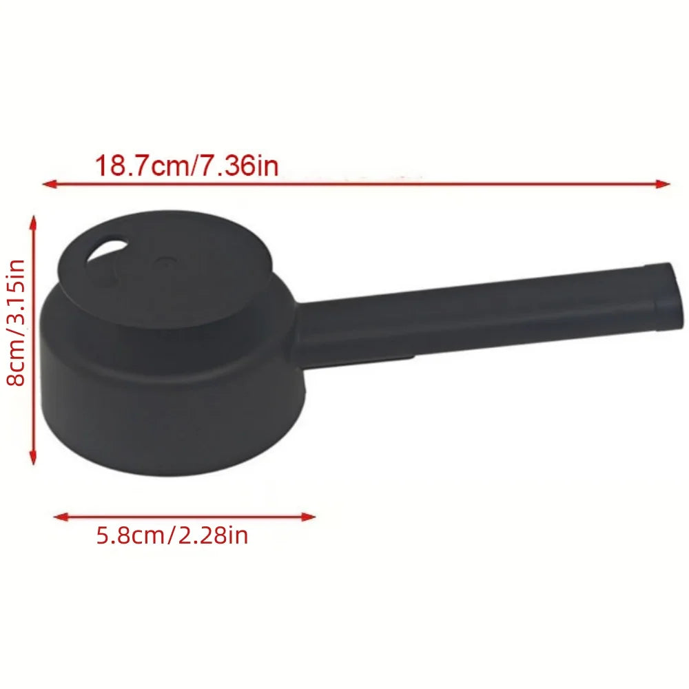 360° Rotating Steam Splitter – Washable & Reusable Blender Lid Accessory, Heat-Resistant