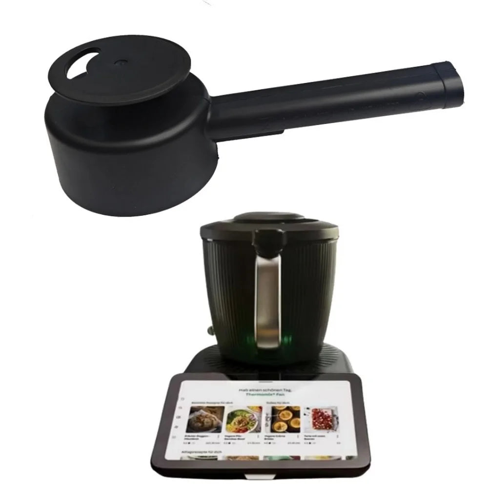 360° Rotating Steam Splitter – Washable & Reusable Blender Lid Accessory, Heat-Resistant