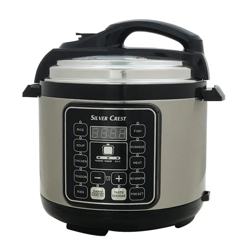 Electric Pressure Rice Cooker – 5L/6L, Intelligent Reservation, Micro-Pressure
