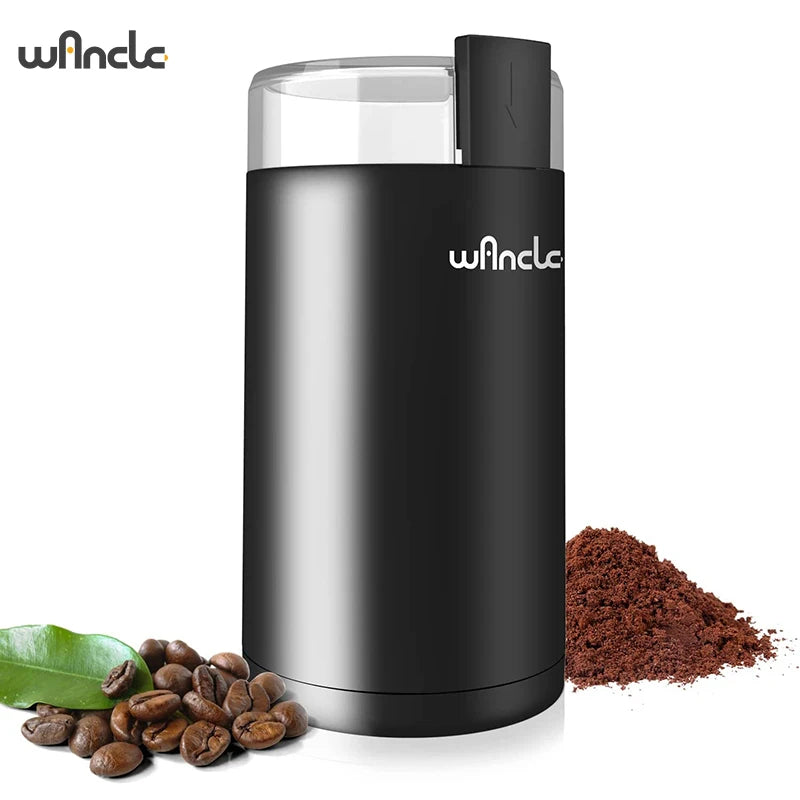 Electric Coffee Grinder 150W – Stainless Steel Blade, One-Touch, Grind Coffee Beans & Spices
