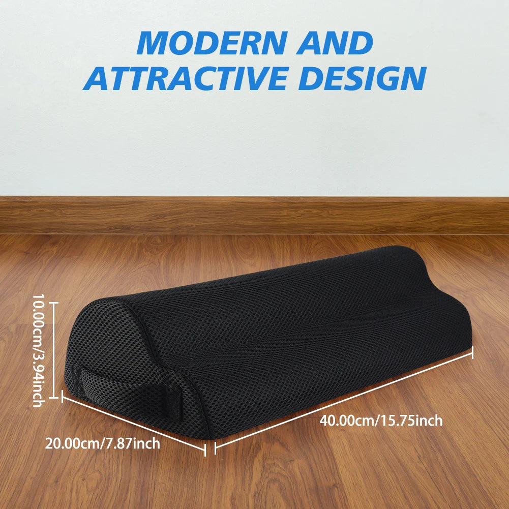 Memory Foam Footrest – Under Desk Foot Stool & Leg Elevation Pillow for Office & Gaming