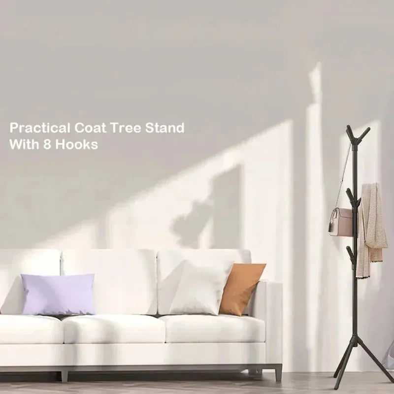 Tree Branch Coat Rack – Freestanding Clothes & Hat Hanger Stand for Hallway & Living Room