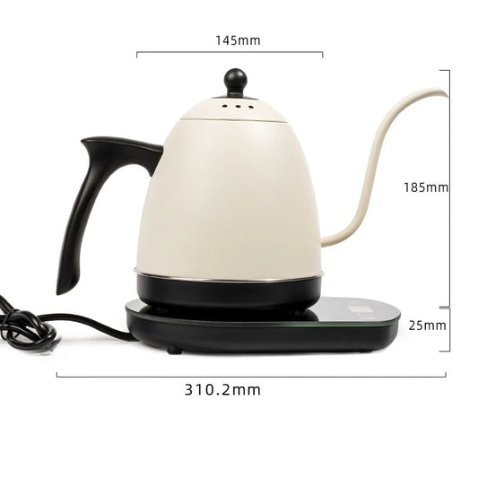 Gooseneck Electric Kettle 800ml – Digital Temperature Control, Pour-Over Coffee & Tea