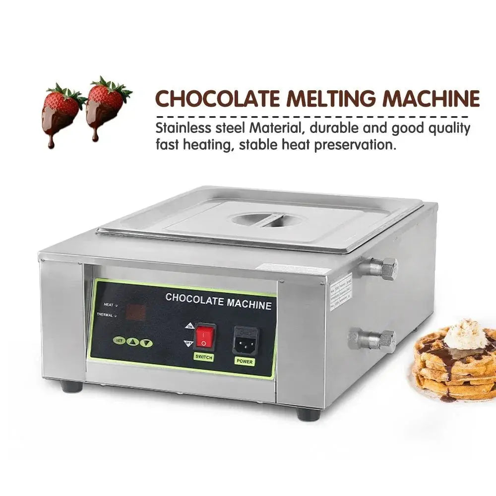 D2002 Commercial Chocolate Melting Pot – Dual Tank, Digital Temperature Control